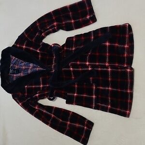 Tommy Hilfiger Boy's Plaid Soft Bathrobe with Belt Size M (8/10)